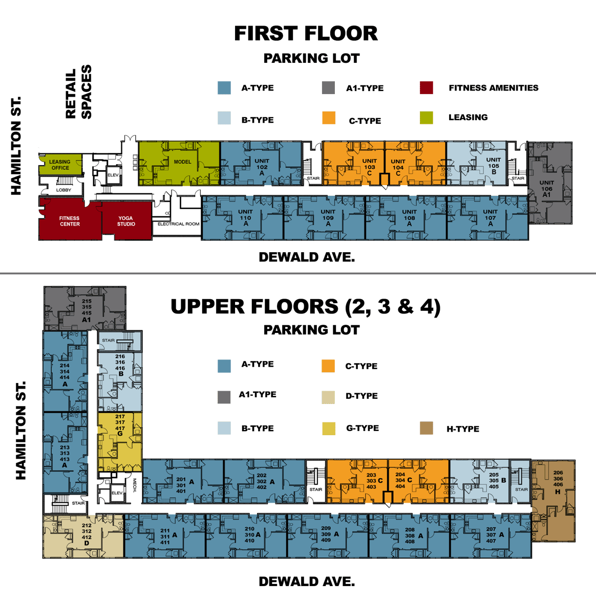 745 HAMILTON ST APARTMENTS COMMUNITY MAP
