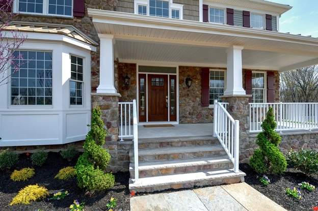 Image of a single family, two-story home in Central New Jersey