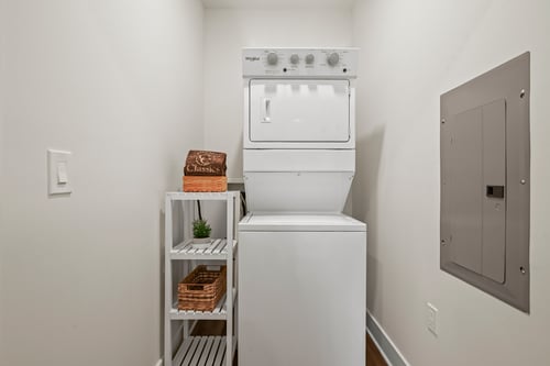 Image of a laundry room of a Country Classics apartment in Montgomery Township, NJ