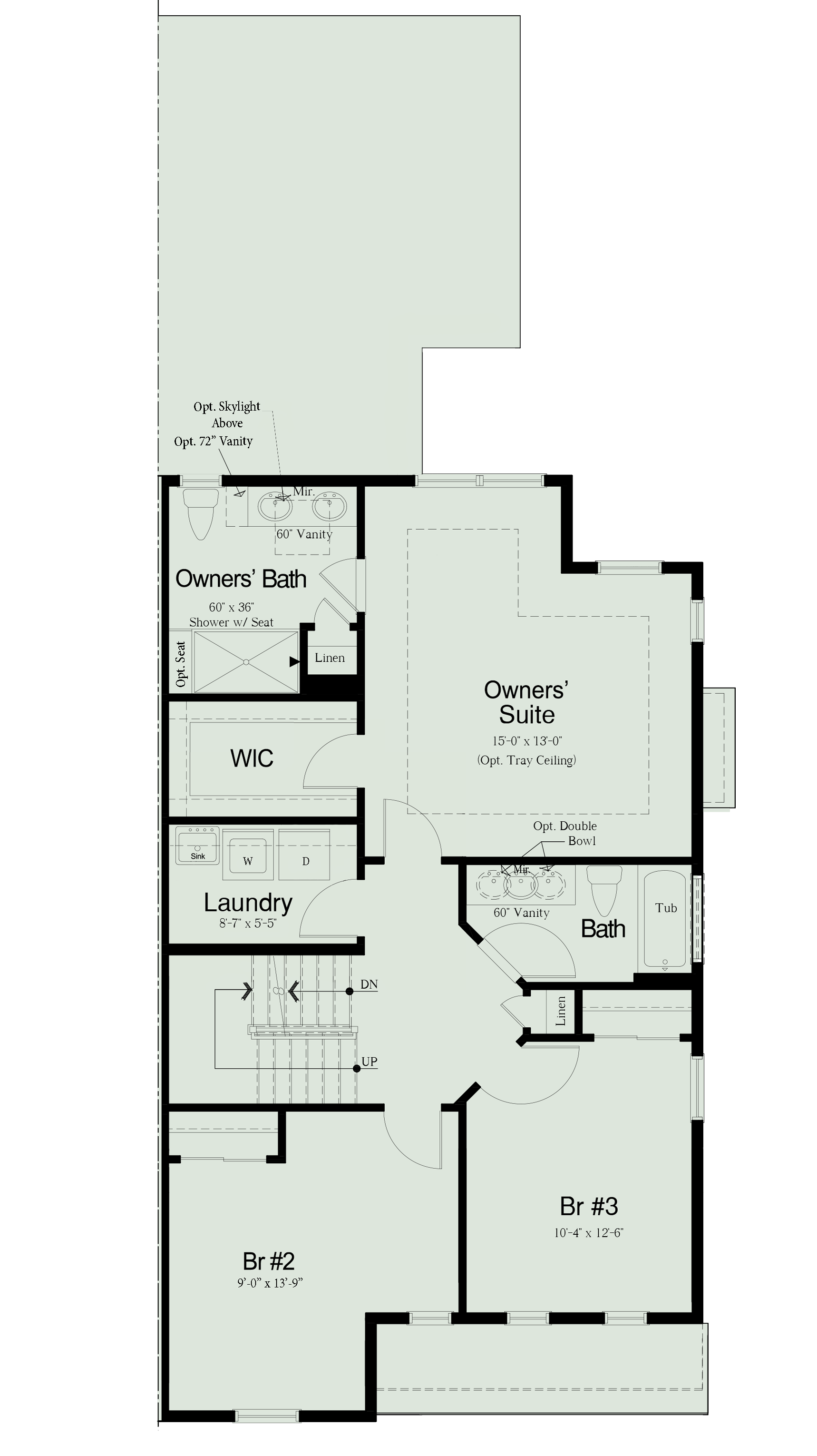 FT ELEVATION 3A 2ND LEVEL FLOOR PLAN LAUNDRY-1