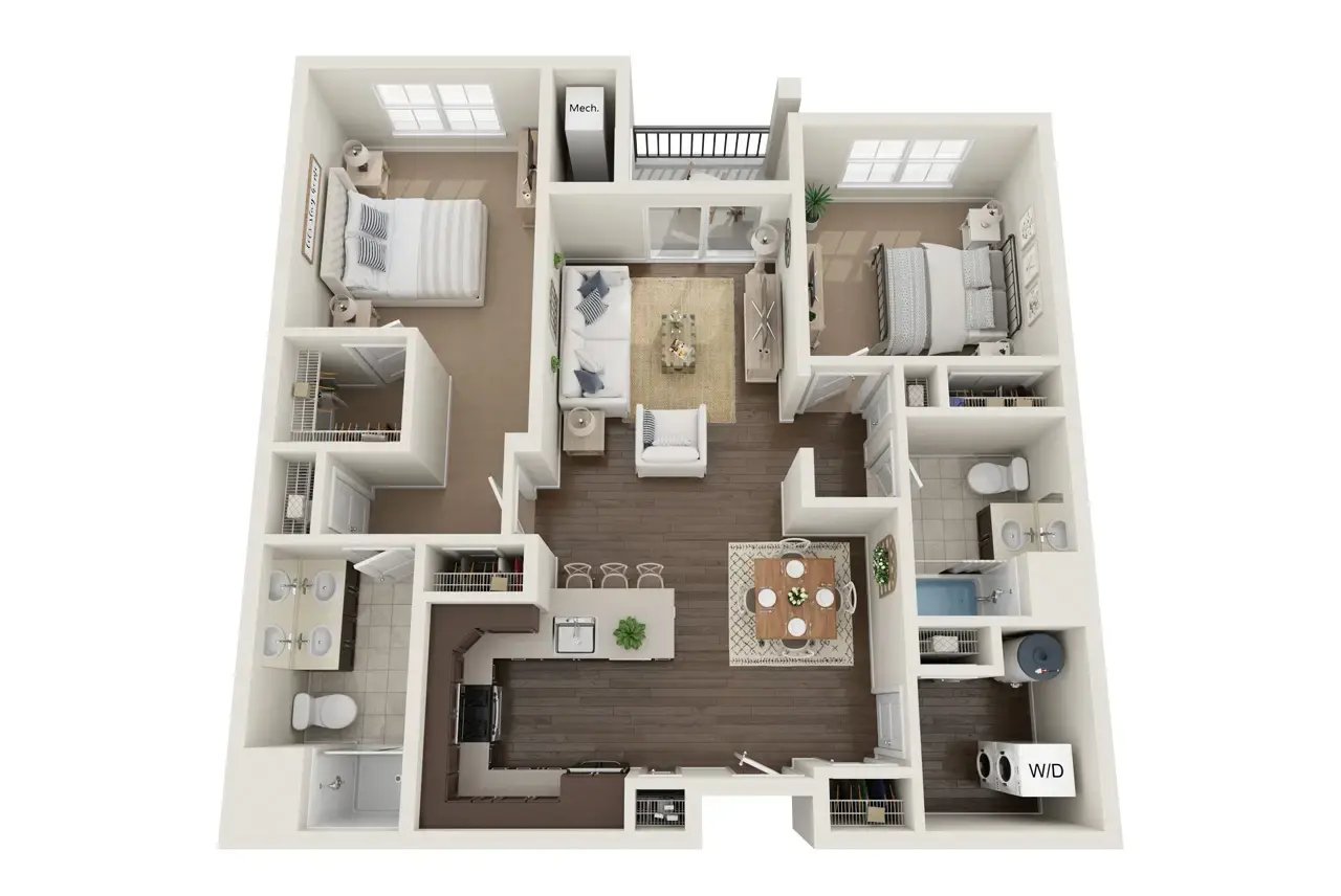 Harrison Square Floor Plan B