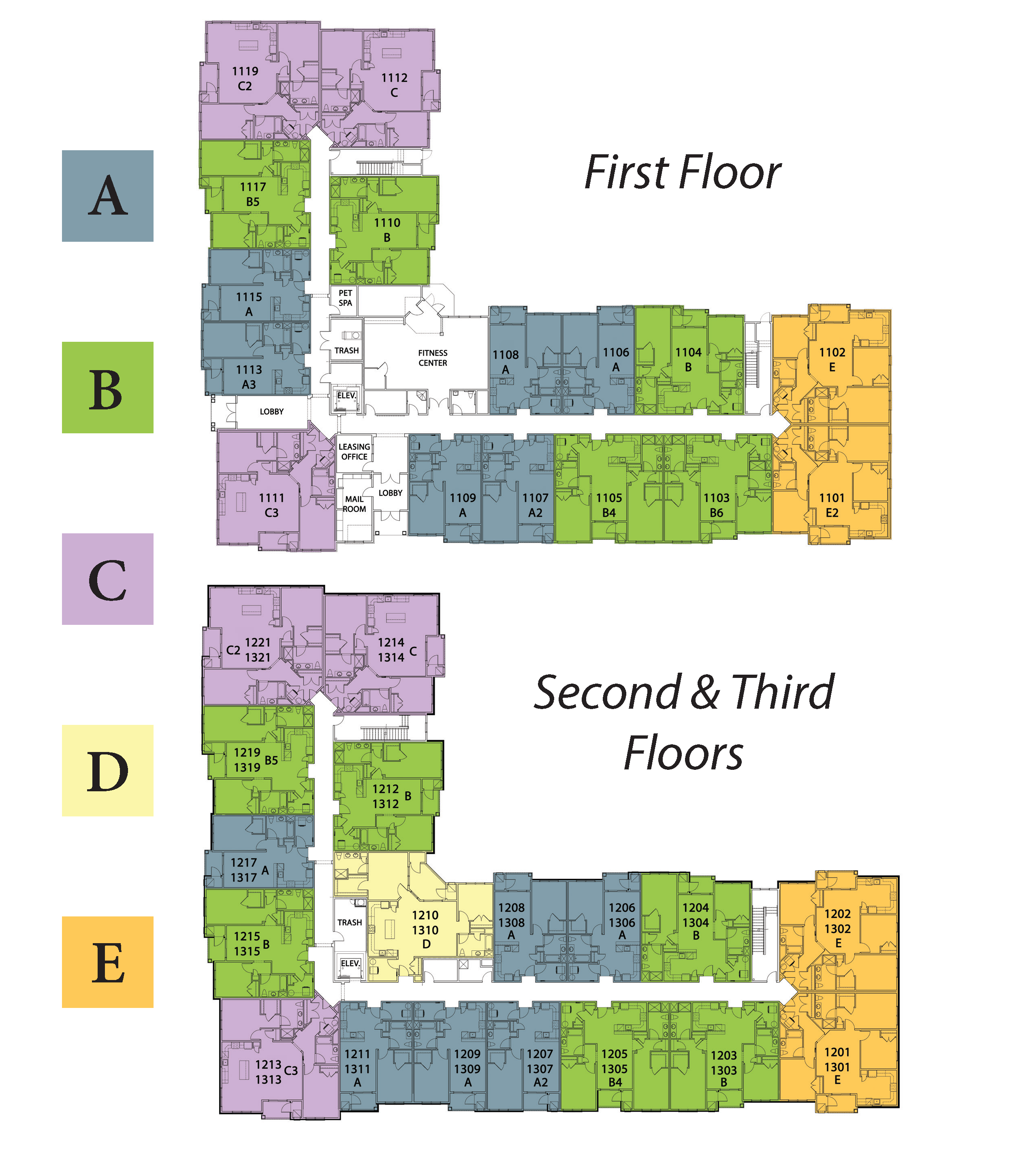BUILDING #1 MAP