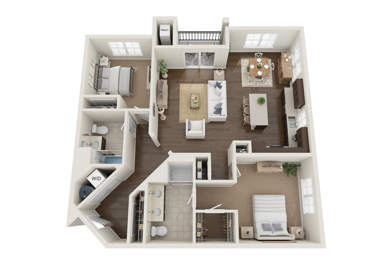 Harrison Square Floor Plan C