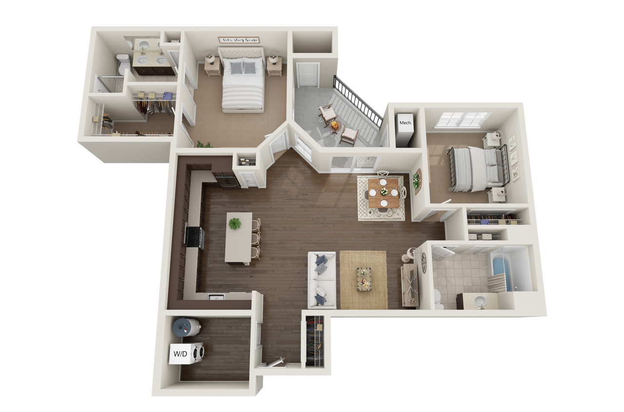 Harrison Square Floor Plan D