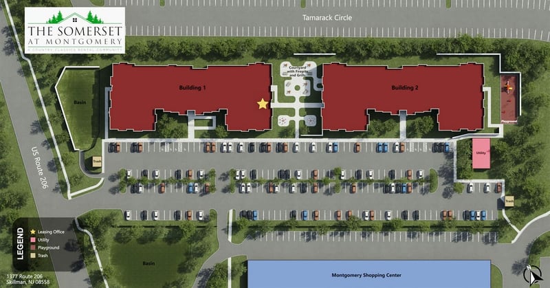 The Somerset at Montgomery Site Map