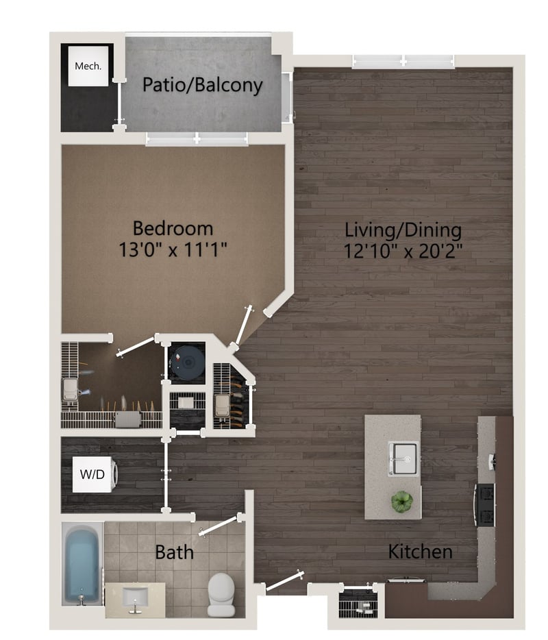 The Somerset at Montgomery Unit A 2D