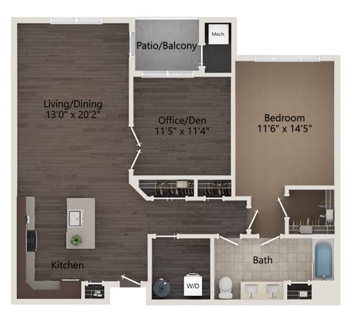 The Somerset at Montgomery Unit C 2D