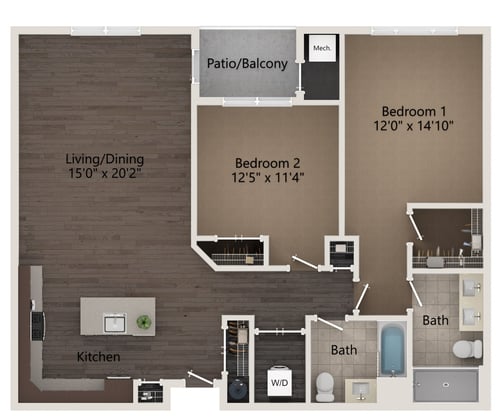 The Somerset at Montgomery Unit E 2D