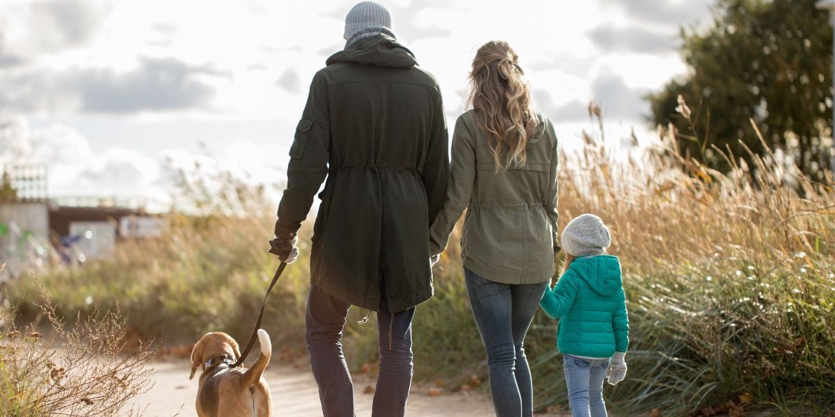 Image of a family in Central New Jersey 